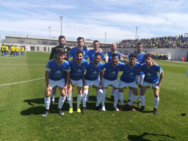 Once titular que presentó el Xerez en Cádiz  
