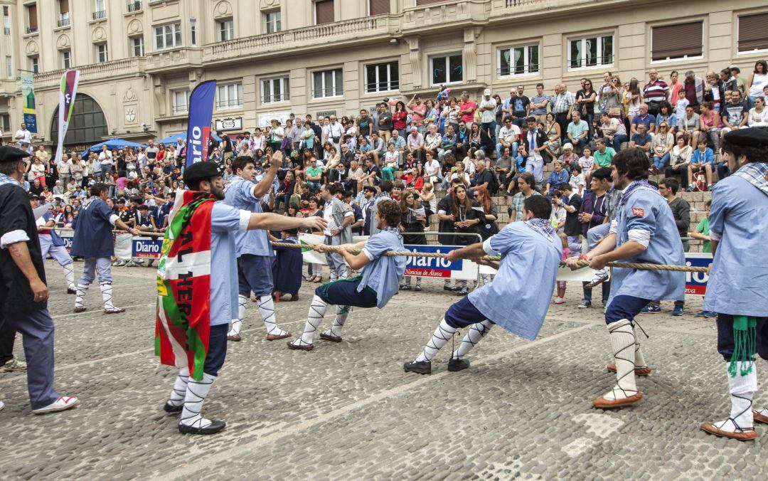 Imagen de archivo del Día del Blusa en Vitoria