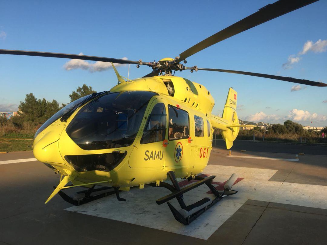 Imagen de archivo del helicóptero del 061