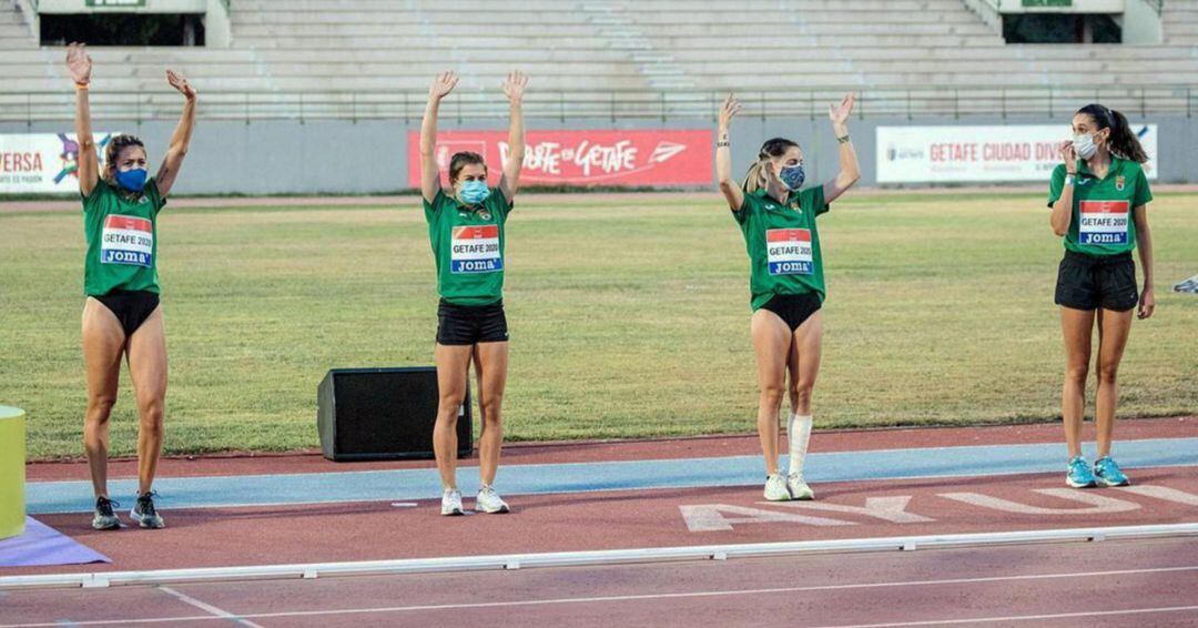 El relevo leonés 4x100 competirá en Getafe