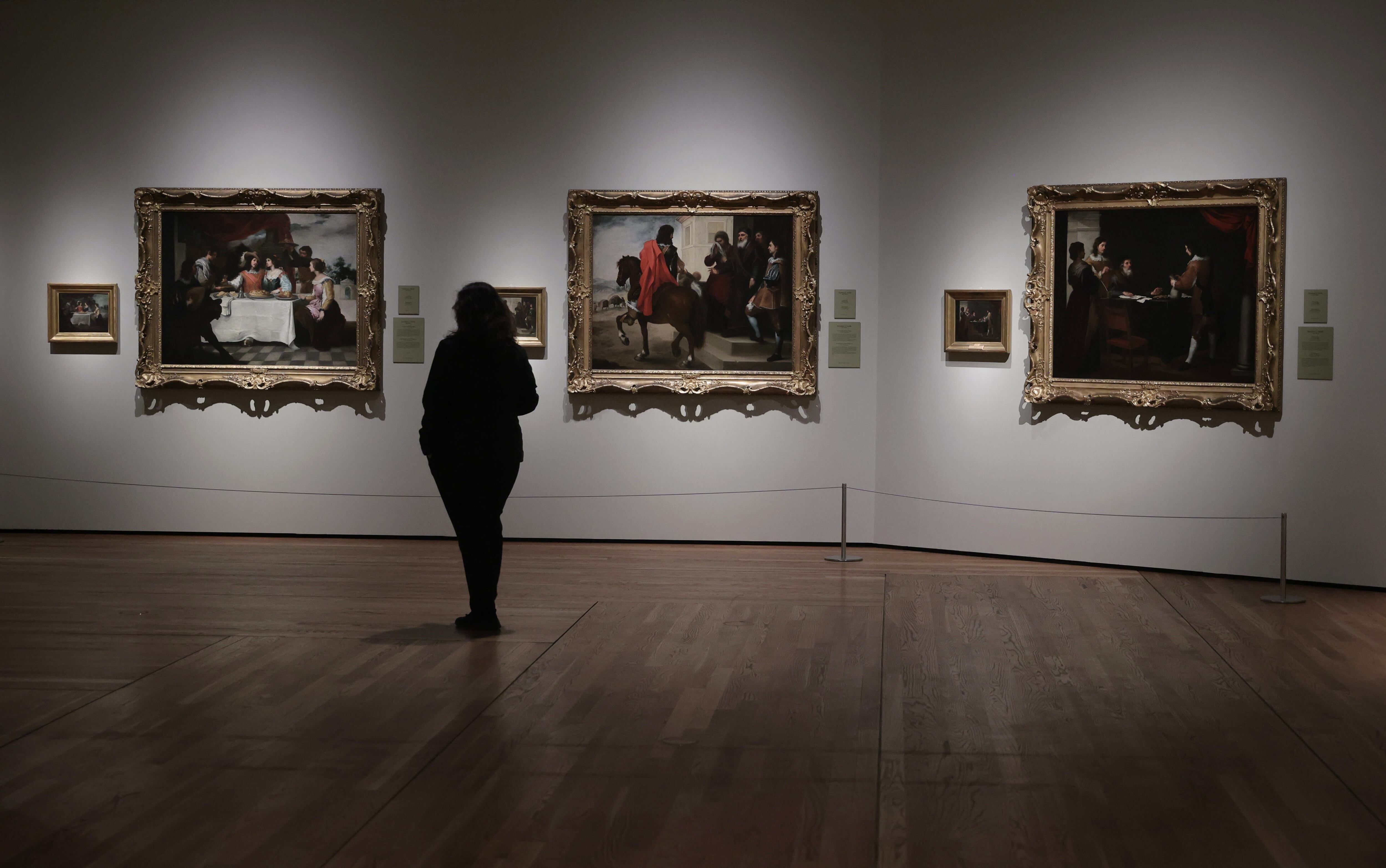 Una colección en el interior del Museo del Prado de Madrid.