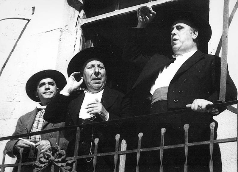 Escena de "Bienvenido Mr. Marshall" rodada en Guadalix de la Sierra