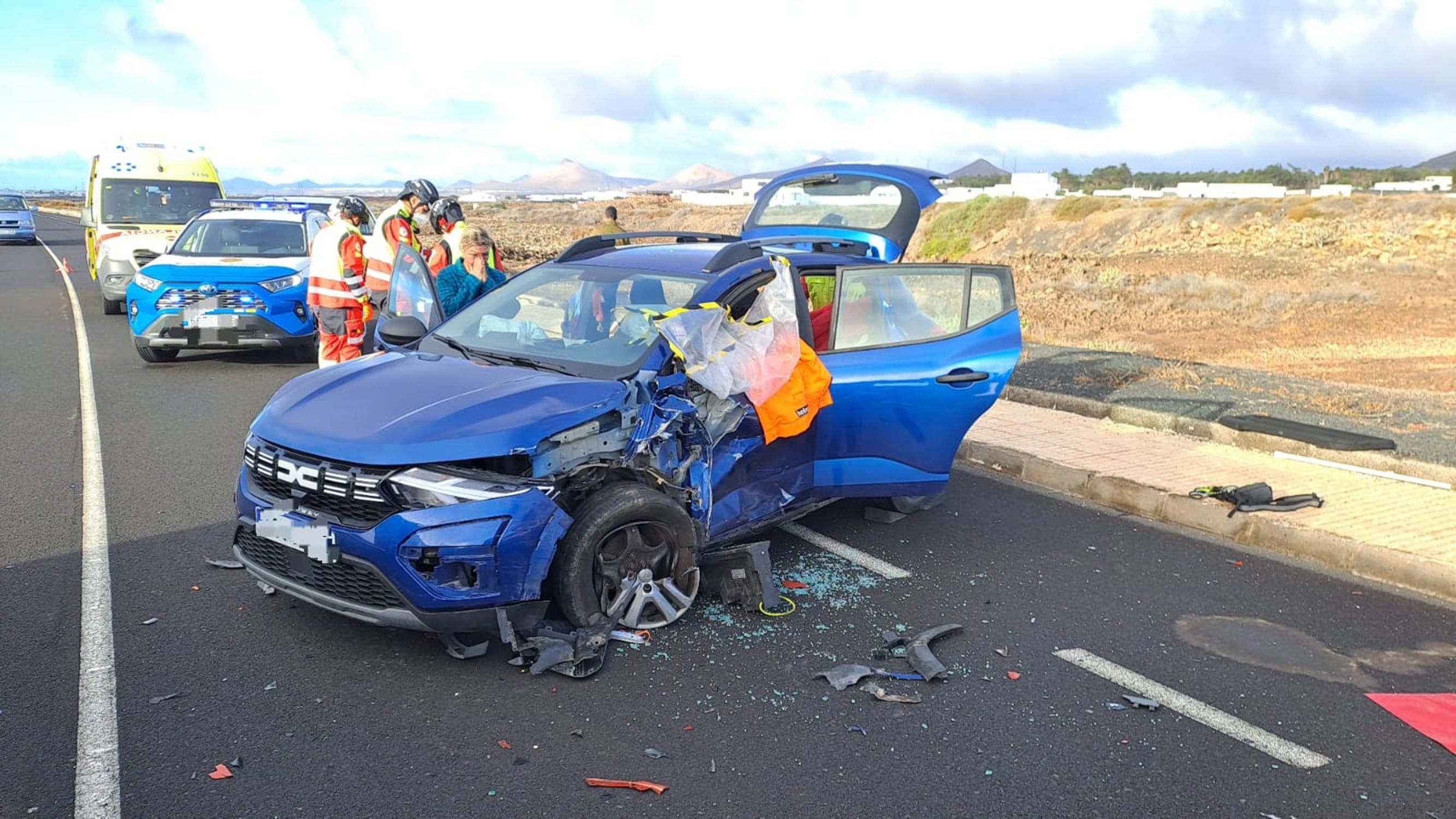 Accidente de tráfico en Lanzarote