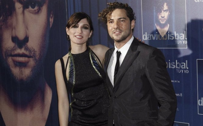 David Bisbal y María Valverde durante la presentación de &#039;Tú y yo&#039;