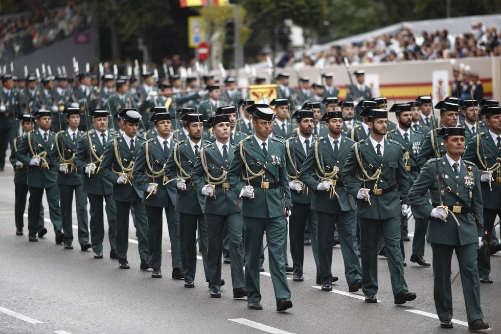 Desfile del 12 de Octubre en Madrid, Día de la Hispanidad.

