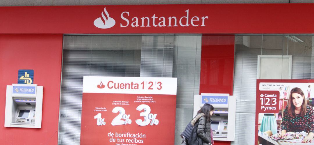 Sucursal del banco Santander.