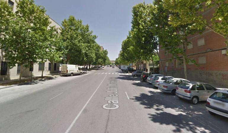 Calle Julio Moreno Dávila de la zona Norte de Granada, lugar de los hechos.