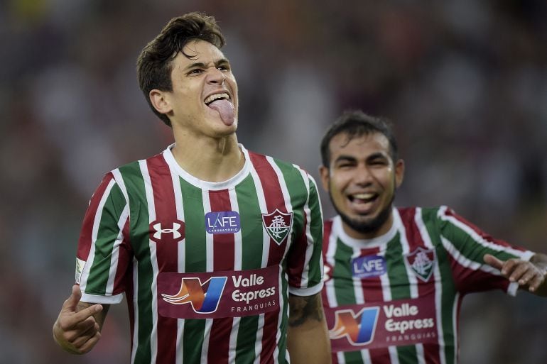 Junior Sornoza, durante un partido con el Fluminense