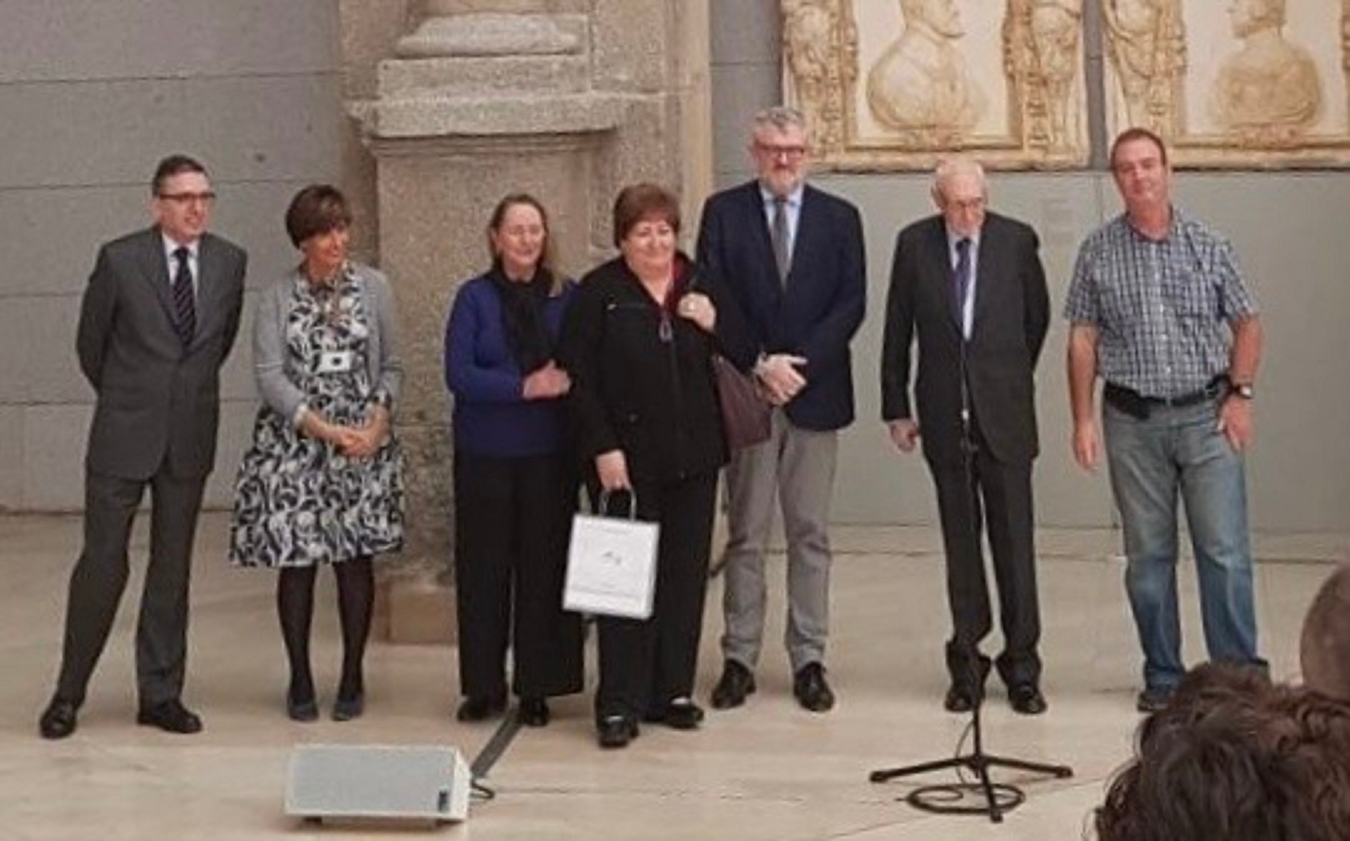 En su jubilación en diciembre de 2018.