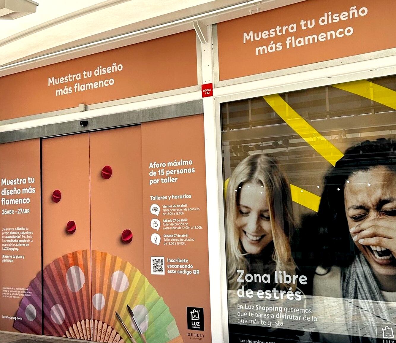 Zona de los talleres sobre la Feria del Caballo de Jerez