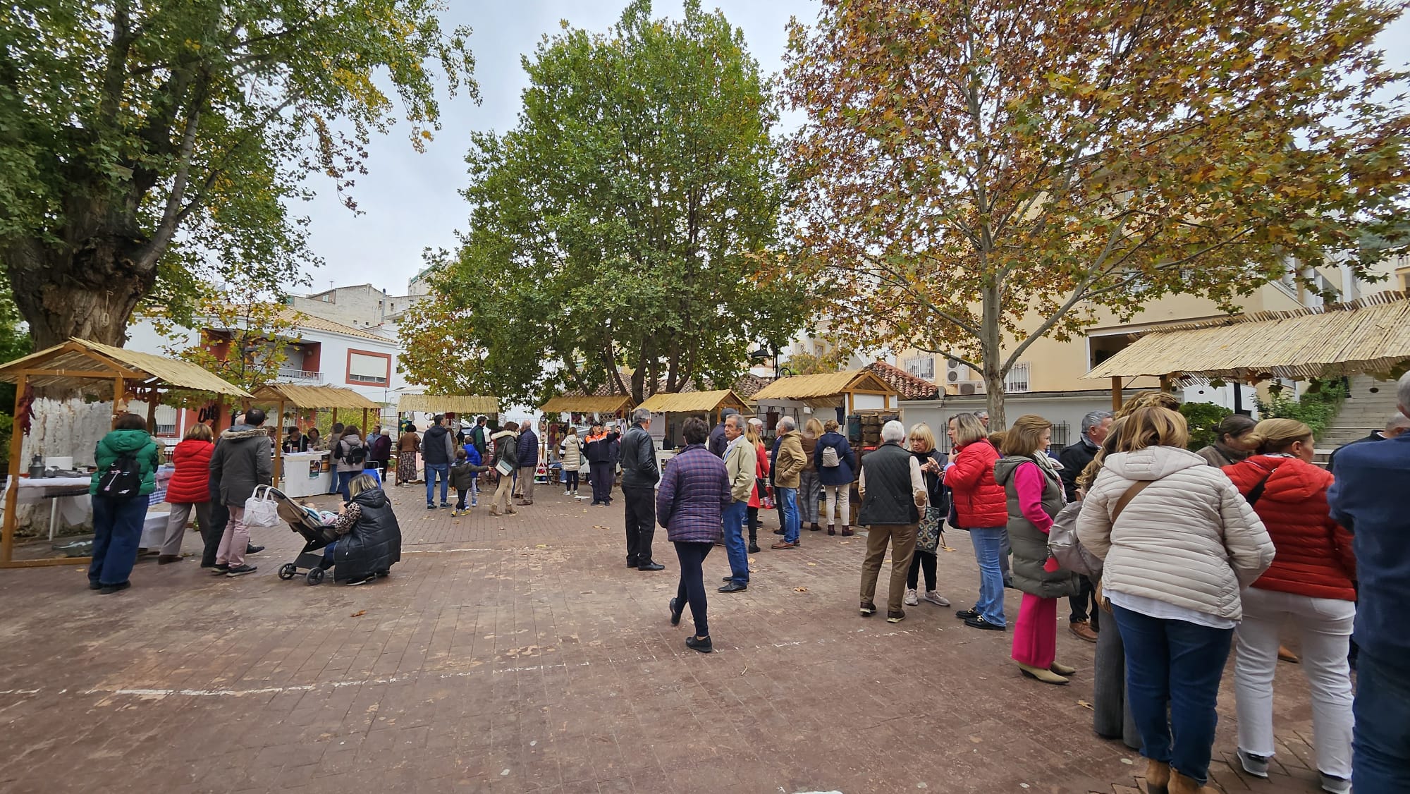 Stands instalados en el Parque del Nacimiento