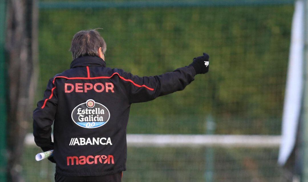 Natxo González en un entrenamiento