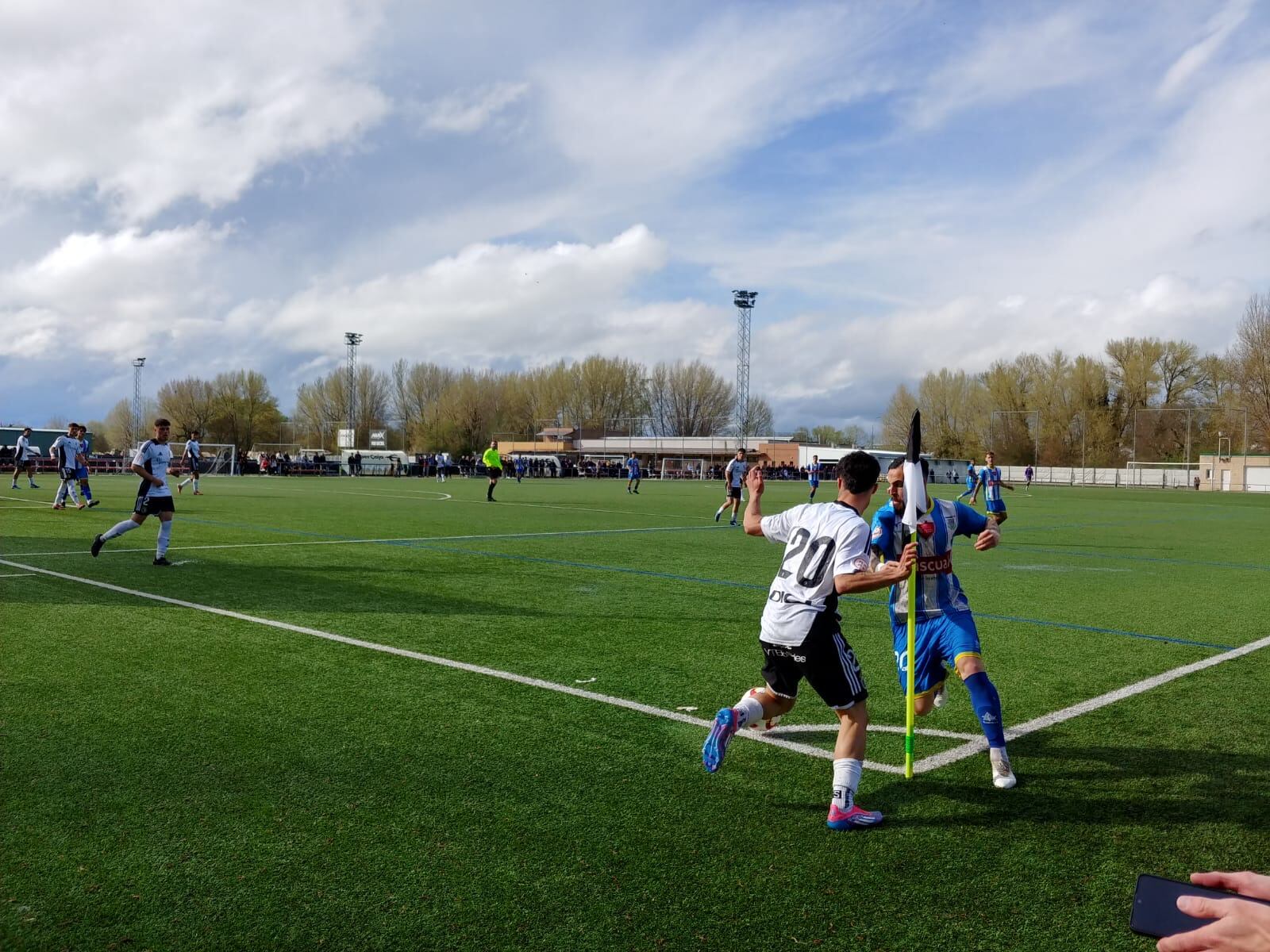 Lance del choque en Castañares