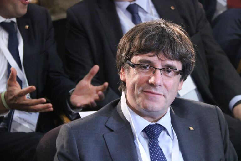 El presidente de la Generalitat, Carles Puigdemont. 