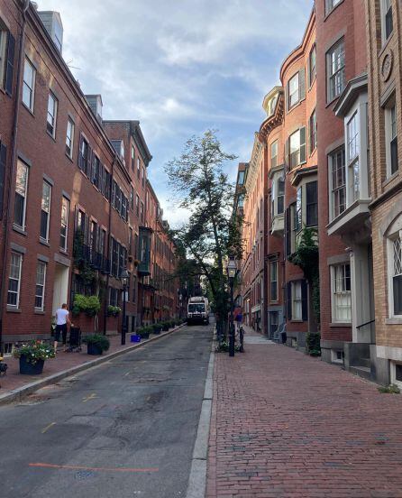 Calle de Boston donde se encuentra la nueva casa de Fernando Espi