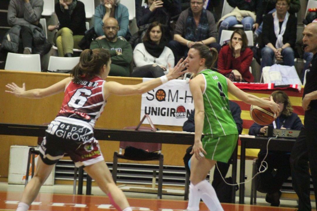 Una acció del partit d'ahir.