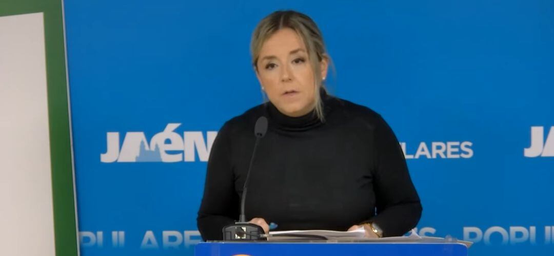 La secretaria general del PP de Jaén, Elena González.