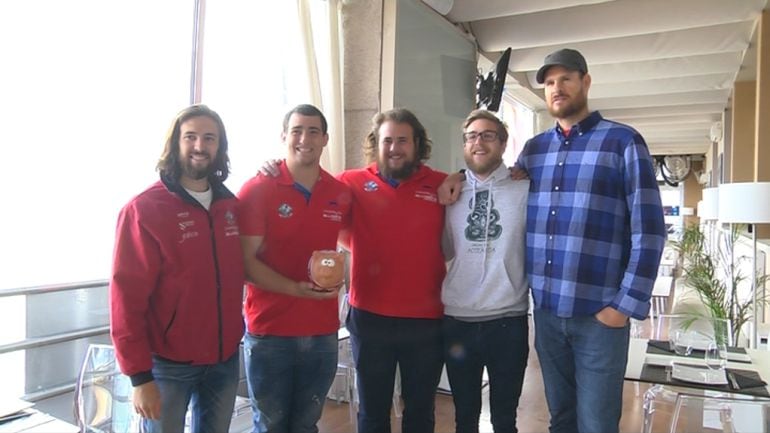 Cinco jugadores del Blusens Networks Universidade de Vigo de rugby se van a Nueva Zelanda a empaparse en este deporte