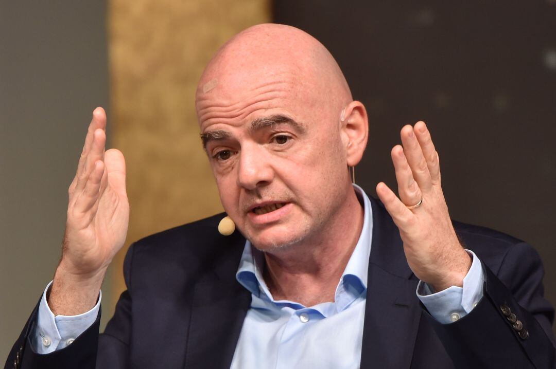 Infantino en un acto público