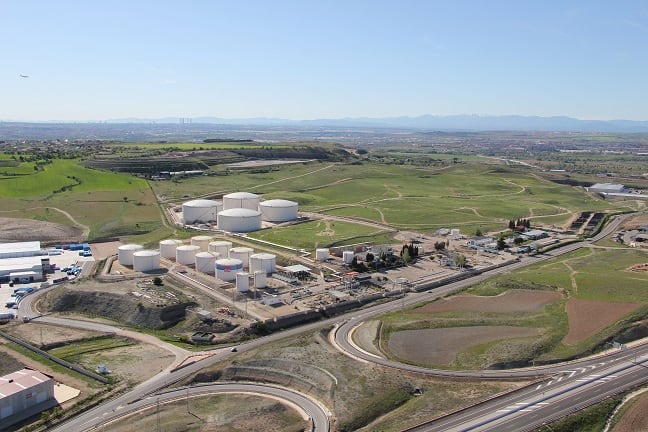 El oleoducto Rota-Zaragoza, construido en los años 50 por la Fuerza Aérea Estadounidense (Foto: Ministerio de Defensa)