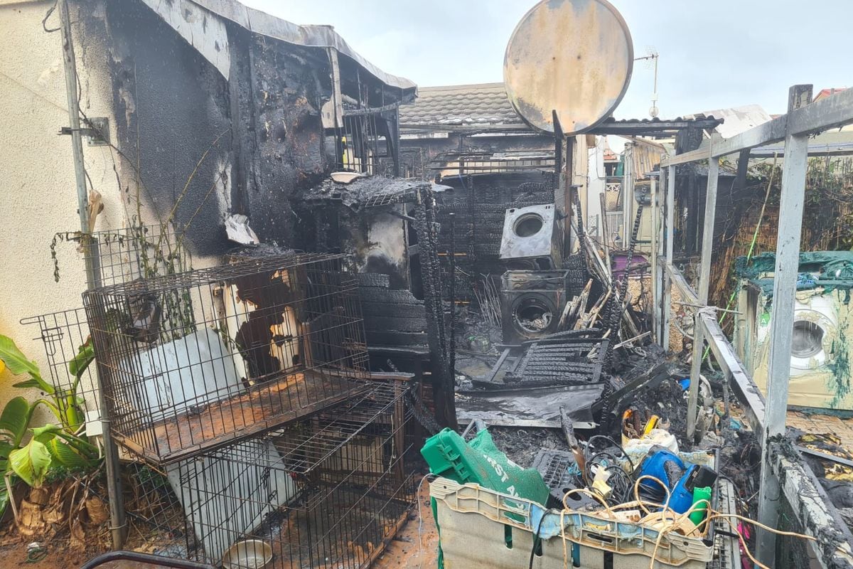 Actuación de Bomberos en Villas Caravaning