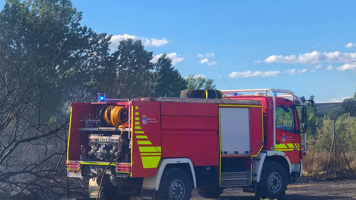 Una joven intoxicada por humo tras el incendio de una vivienda en Zamarra