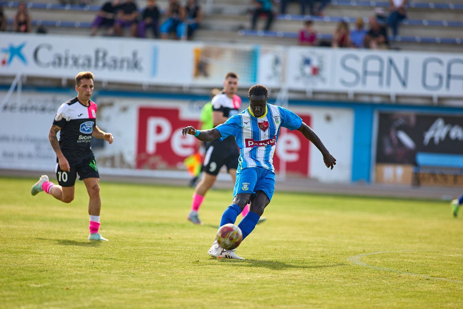 Imagen de un partido anterior de la Arandina