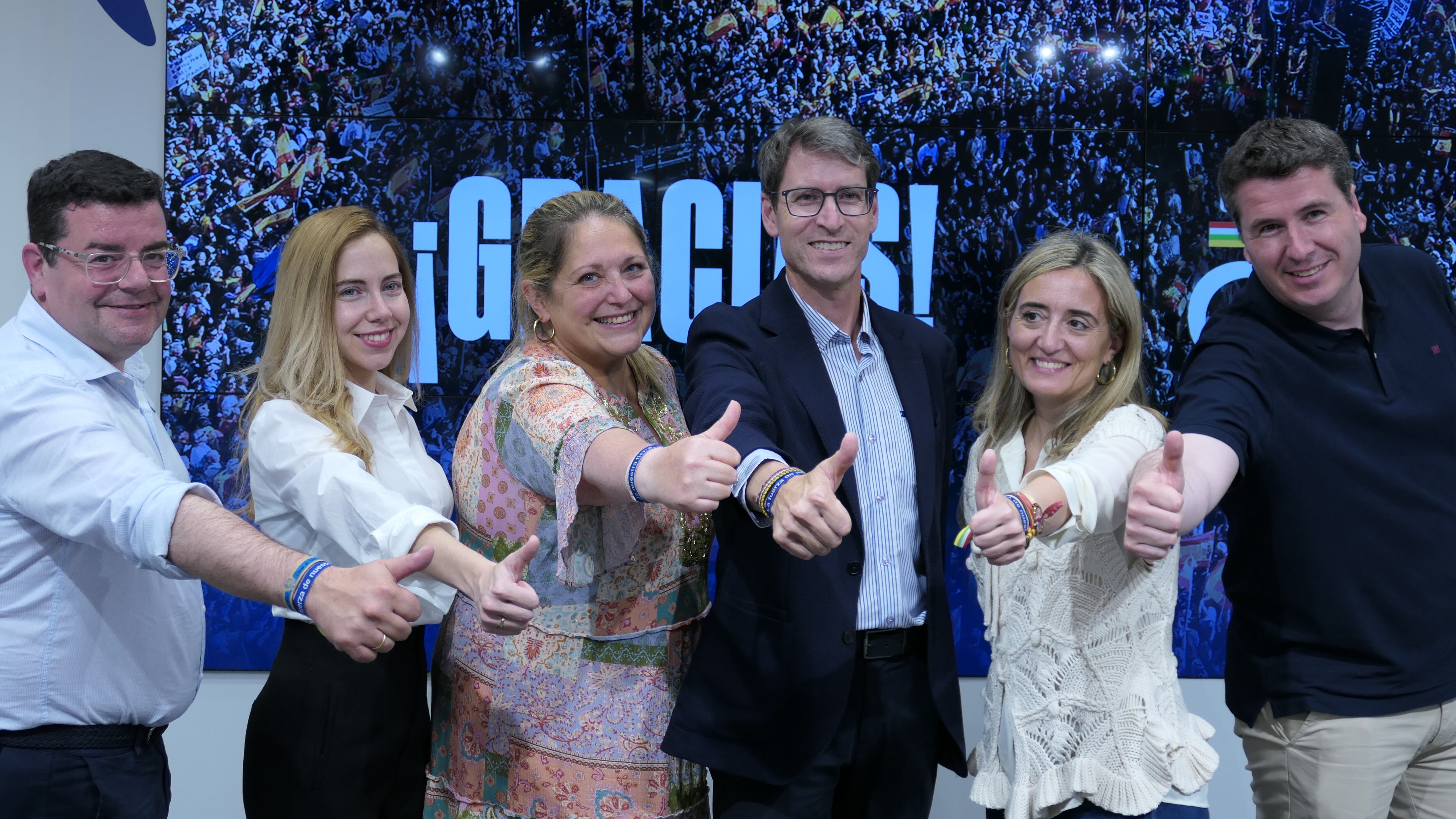 Noche electoral del 9 de junio en el PP de La Rioja