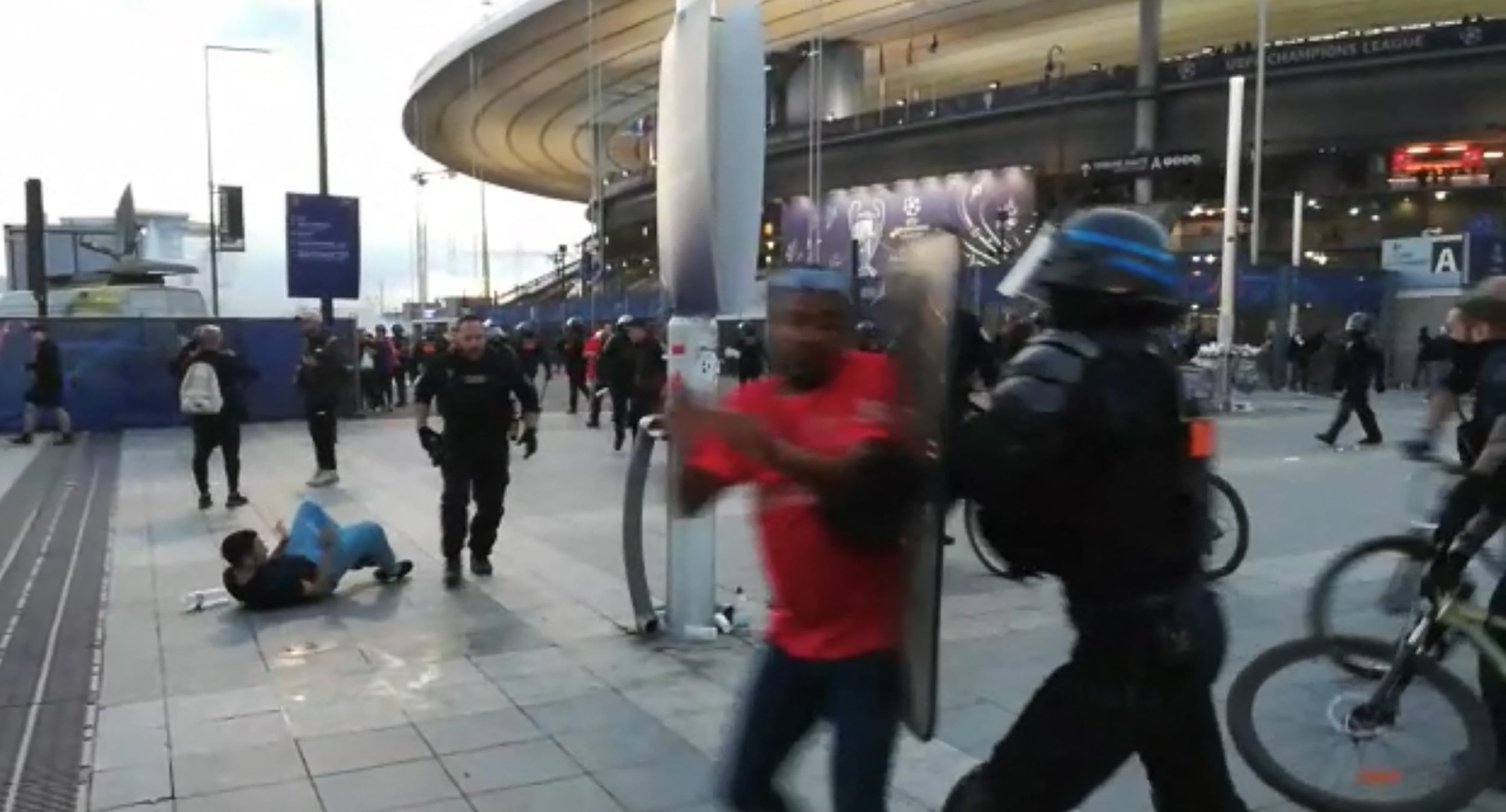 Los incidentes durante la final de la Champions en el Stade de France