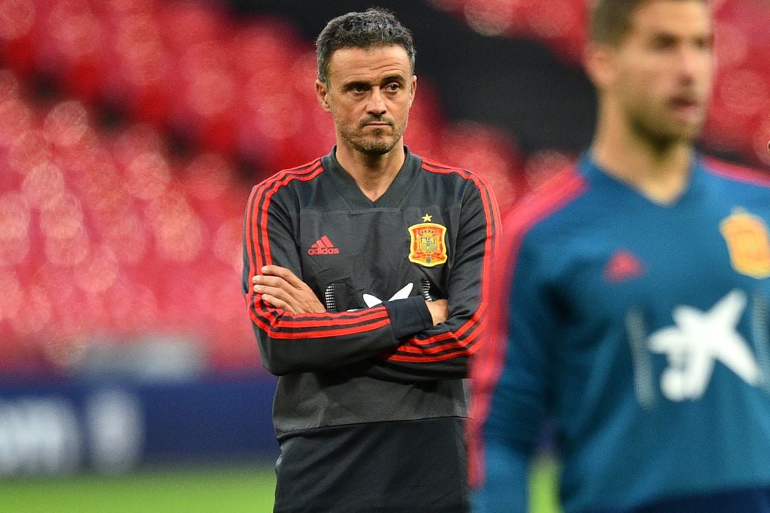 El seleccionador español Luis Enrique Martínez.