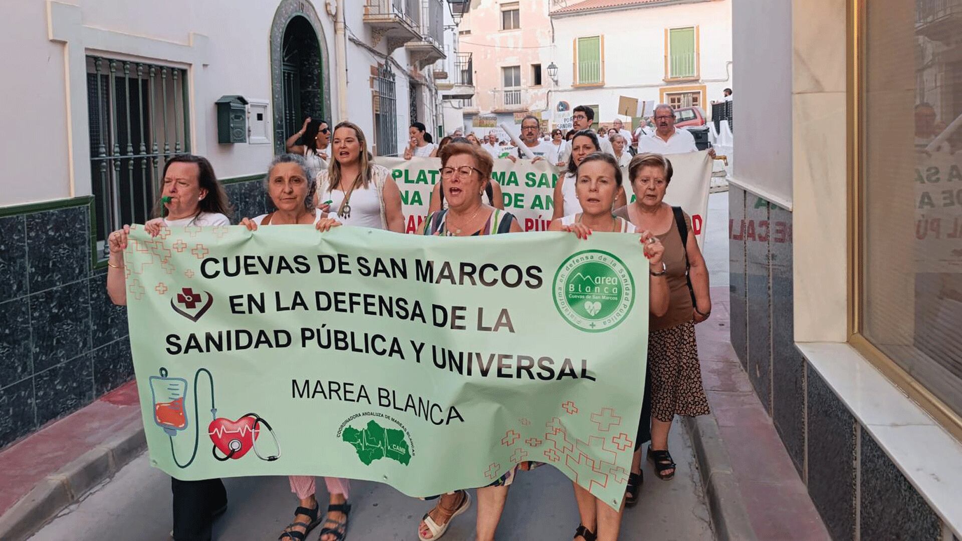 Marea Blanca en Cuevas de San Marcos