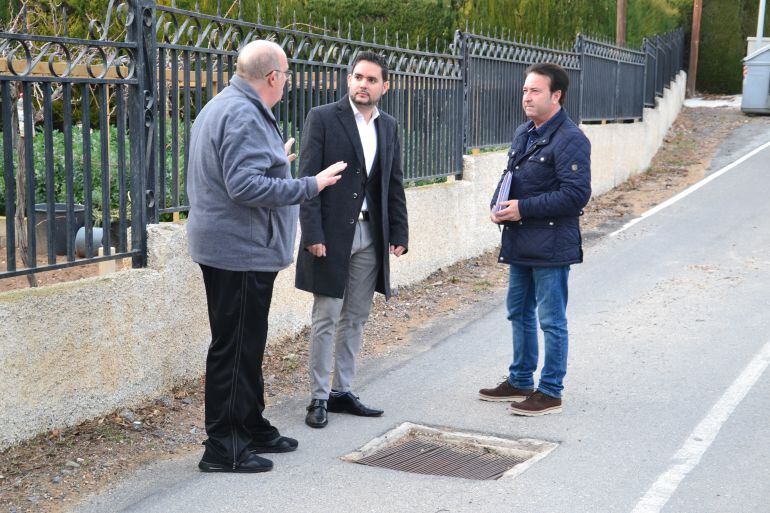 David Caballero, Francisco Javier Soler y Juan Manuel Morada