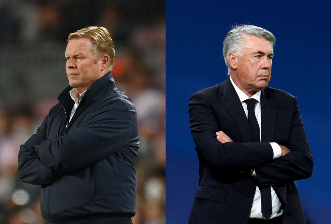 Ronald Koeman y Carlo Ancelotti