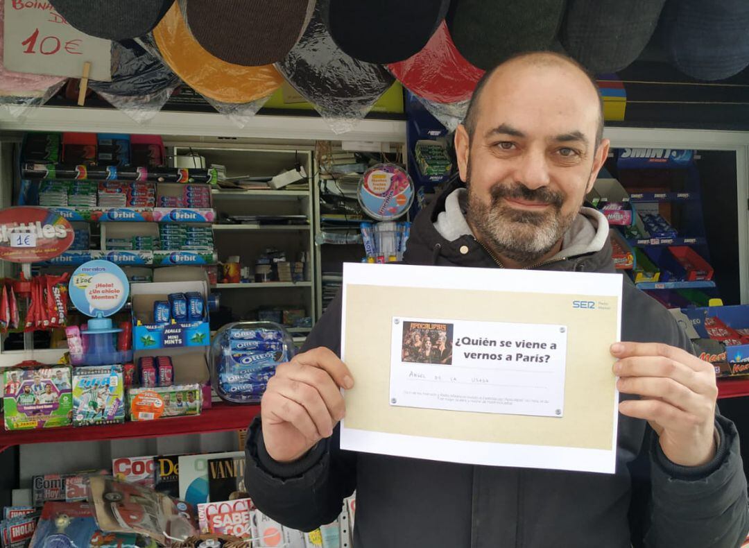 Ángel de la Usada, ganador del viaje a París con entradas para &#039;El Circo de los Horrores&#039;