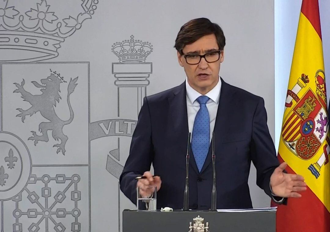 El ministro de Sanidad, Salvador Illa