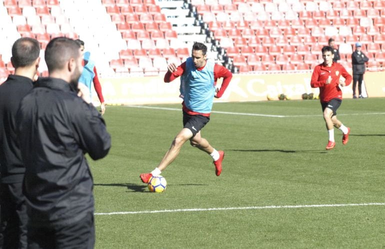 Pablo Caballero acaba de recuperarse de la lesión.