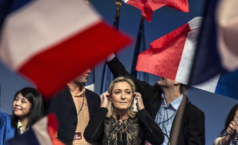 Marine Le Pen, reelegida en Lyon