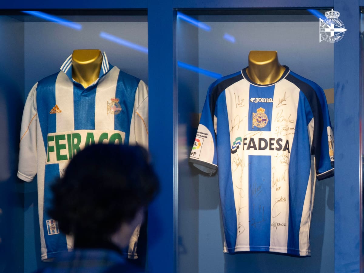 Rubén Ventureira y Lois Novo, asesores históricos y autores de la propuesta expositiva del Museo del Depor