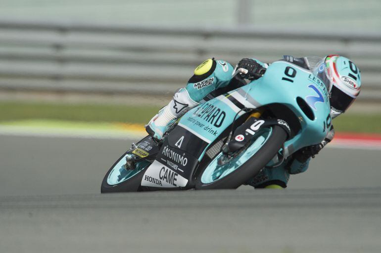 HOHENSTEIN-ERNSTTHAL, GERMANY - JULY 10: Efren Vazquez of Spain and Leopard Racing   rounds the bend during the MotoGp of Germany - Free Practice at Sachsenring Circuit on July 10, 2015 in Hohenstein-Ernstthal, Germany. (Photo by Mirco Lazzari gp/Getty Images)