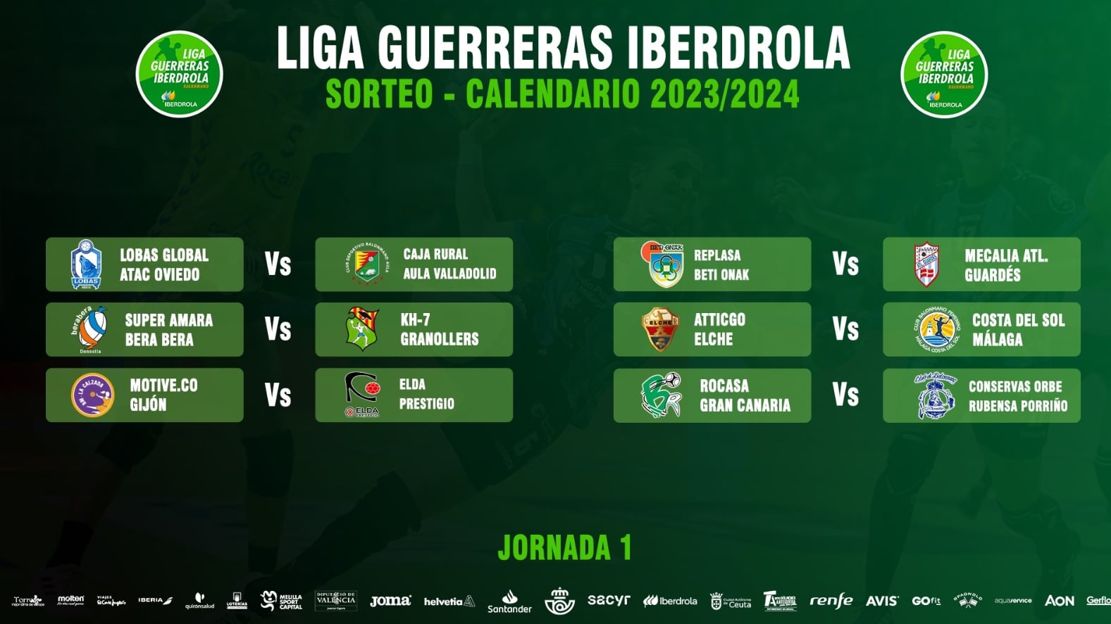 Resultado de la primera jornada de la Liga Guerreras Iberdrola