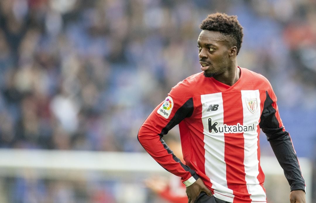 Iñaki Williams, en el Espanyol - Athletic del pasado mes de enero de 2020