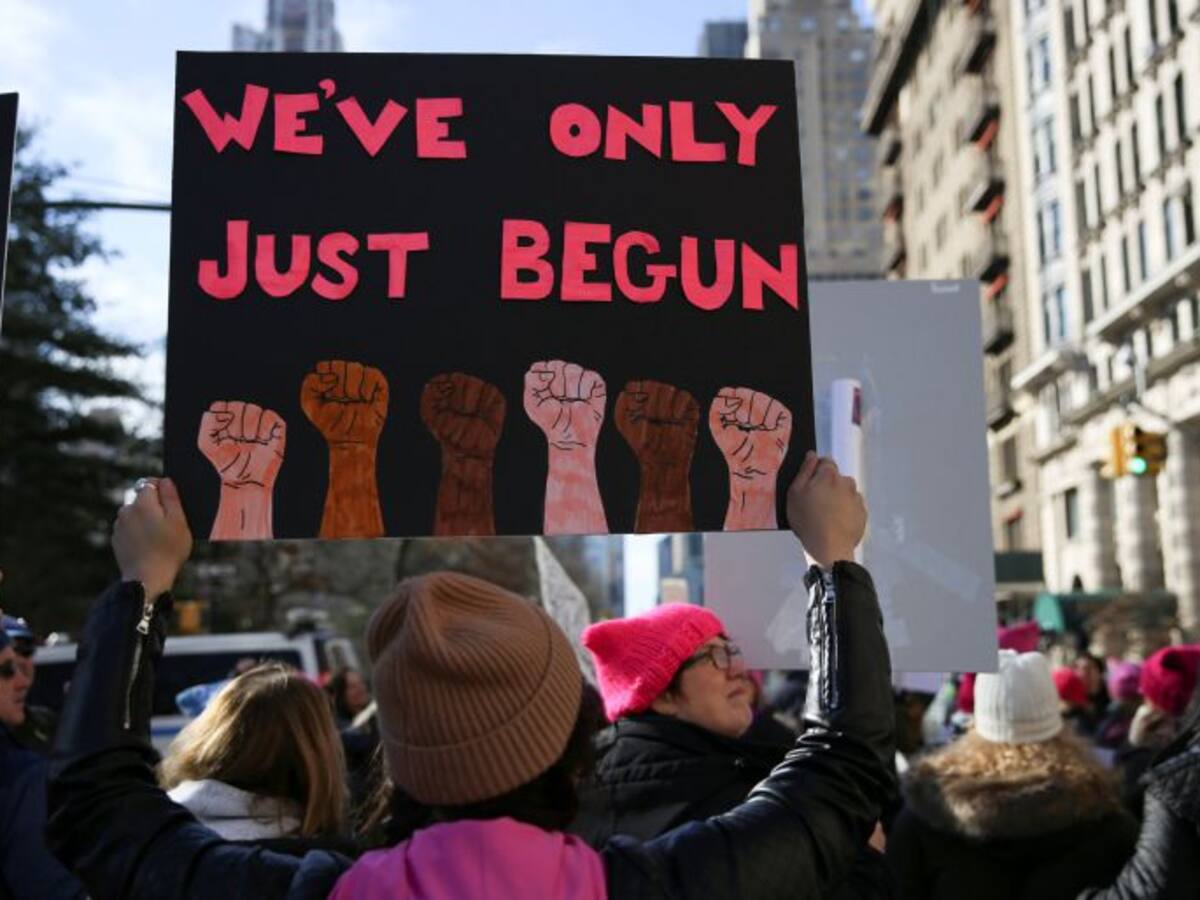 Las marchas de las mujeres vuelven a las calles de EEUU