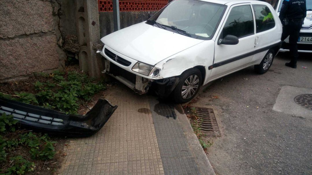 Coche accidentado