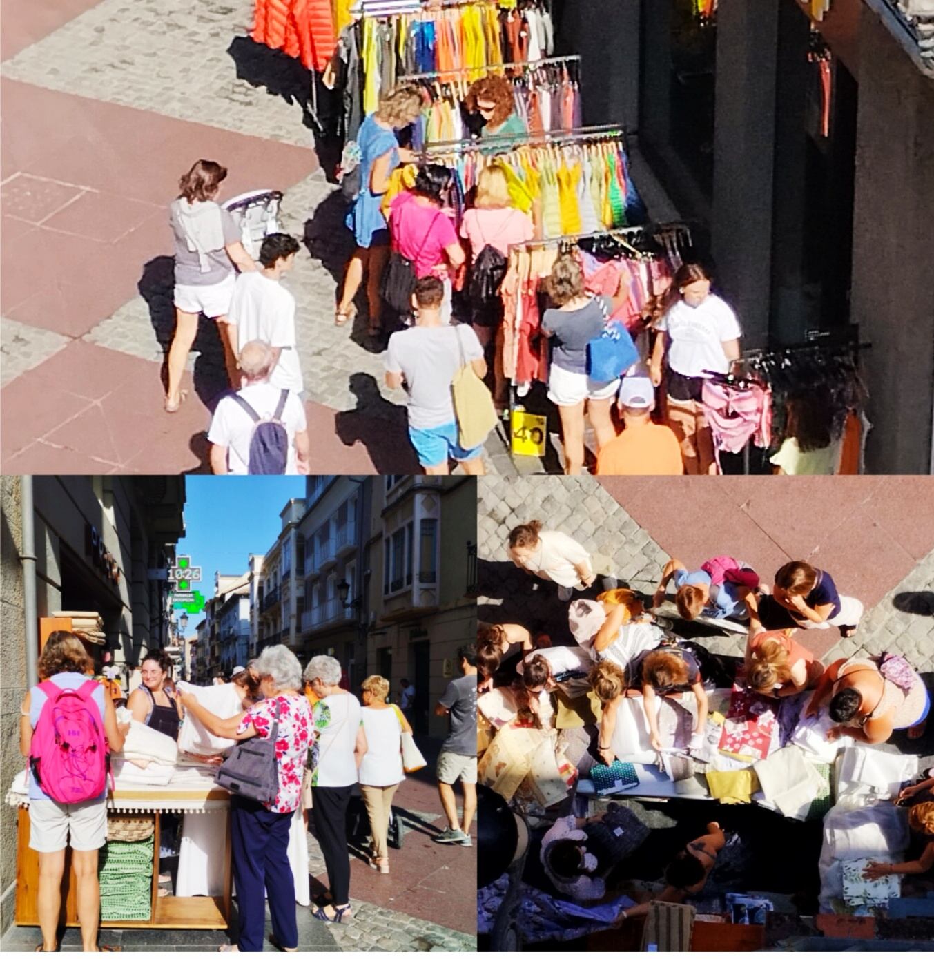 Comercio en la calle en Jaca