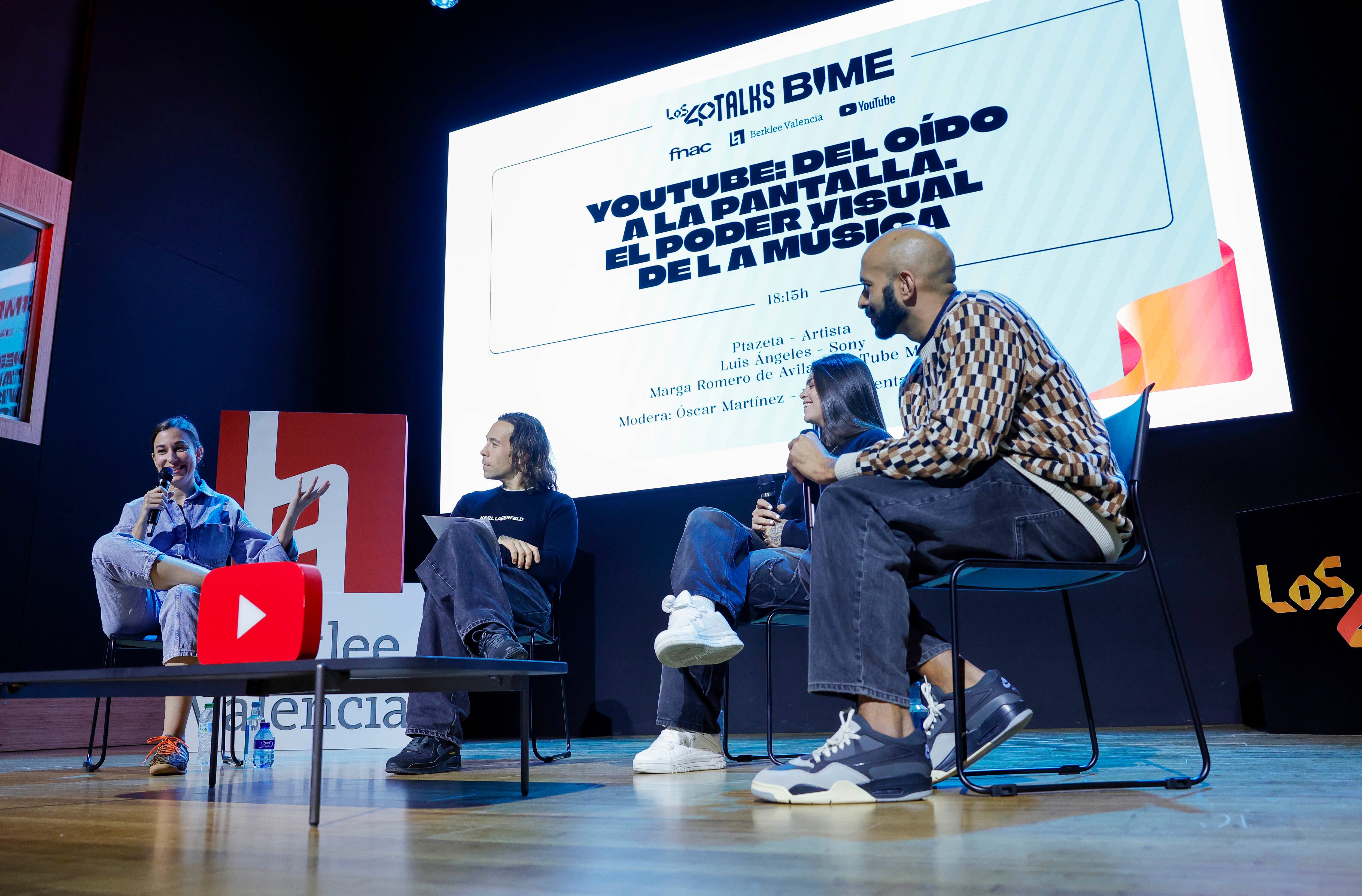 Mesa redonda LOS40 TALKS x BIME en València