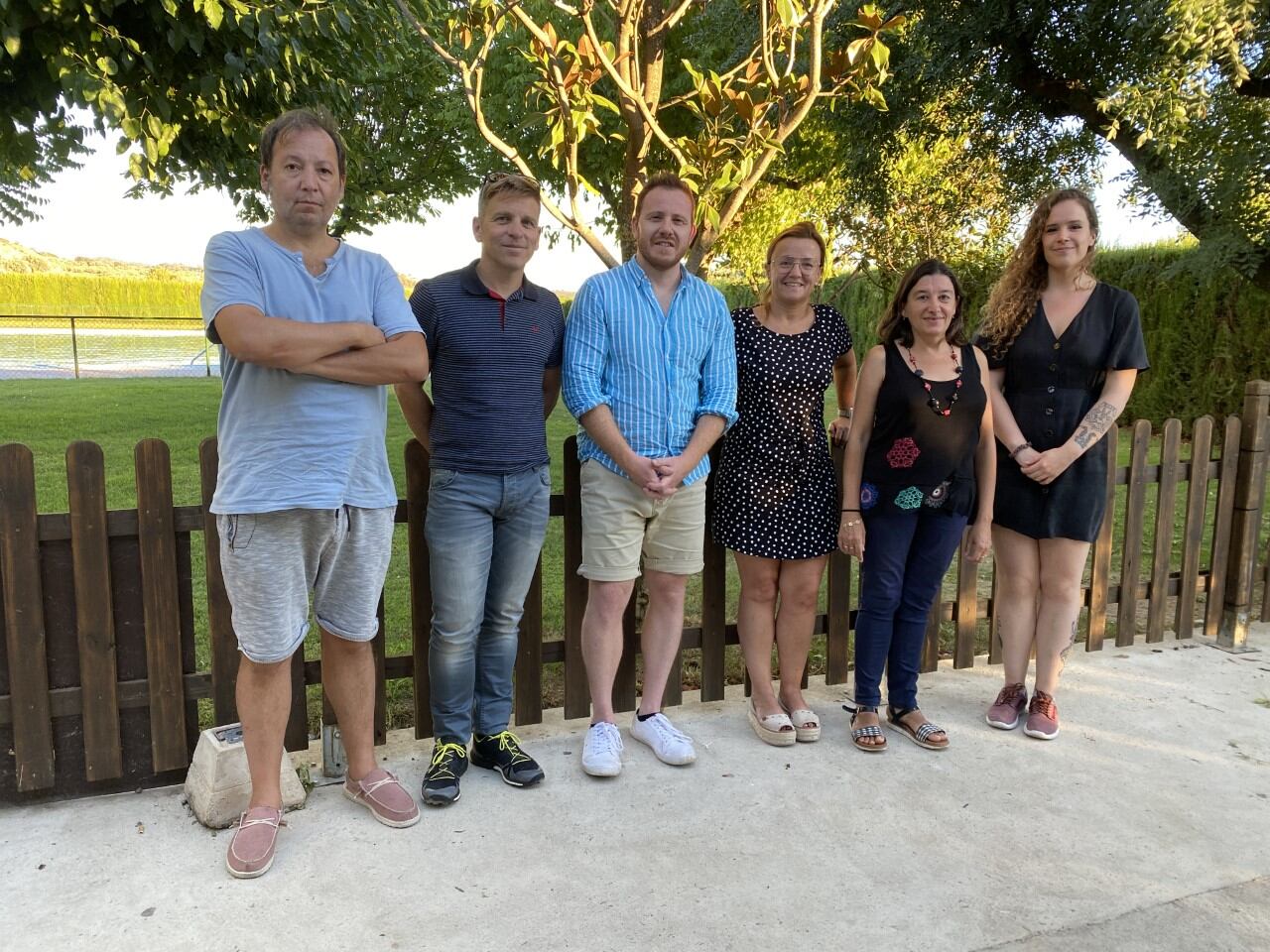 La concejal y teniente de alcalde María Clusa con el equipo redactor del Plan Estratégico de turismo