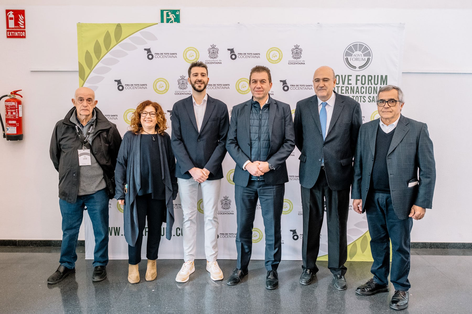 Un instante de la inauguración del AOVE Forum en su quinta edición con las autoridades presentes