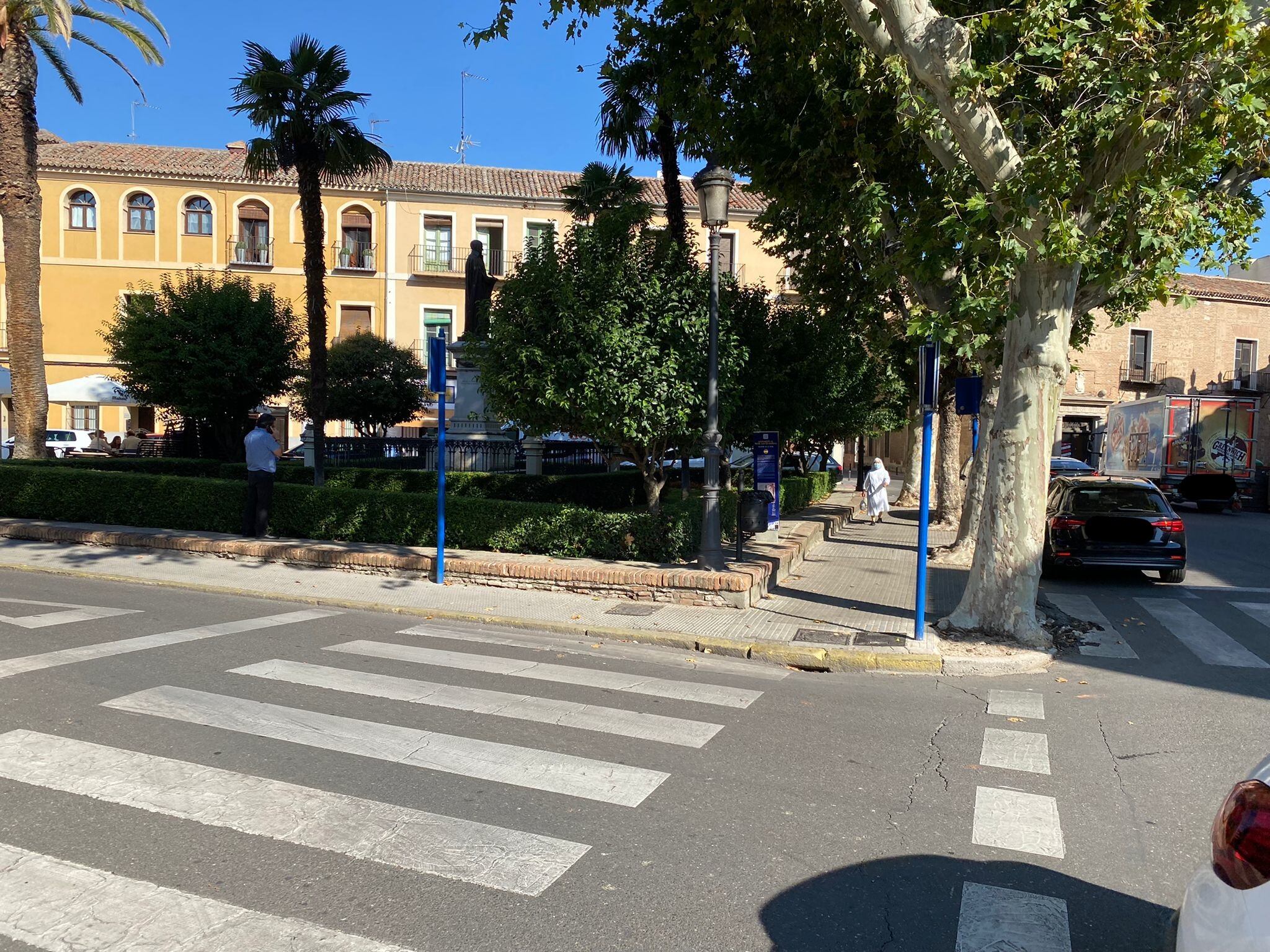 Plaza Padre Juan de Mariana que será demodelada en breve.