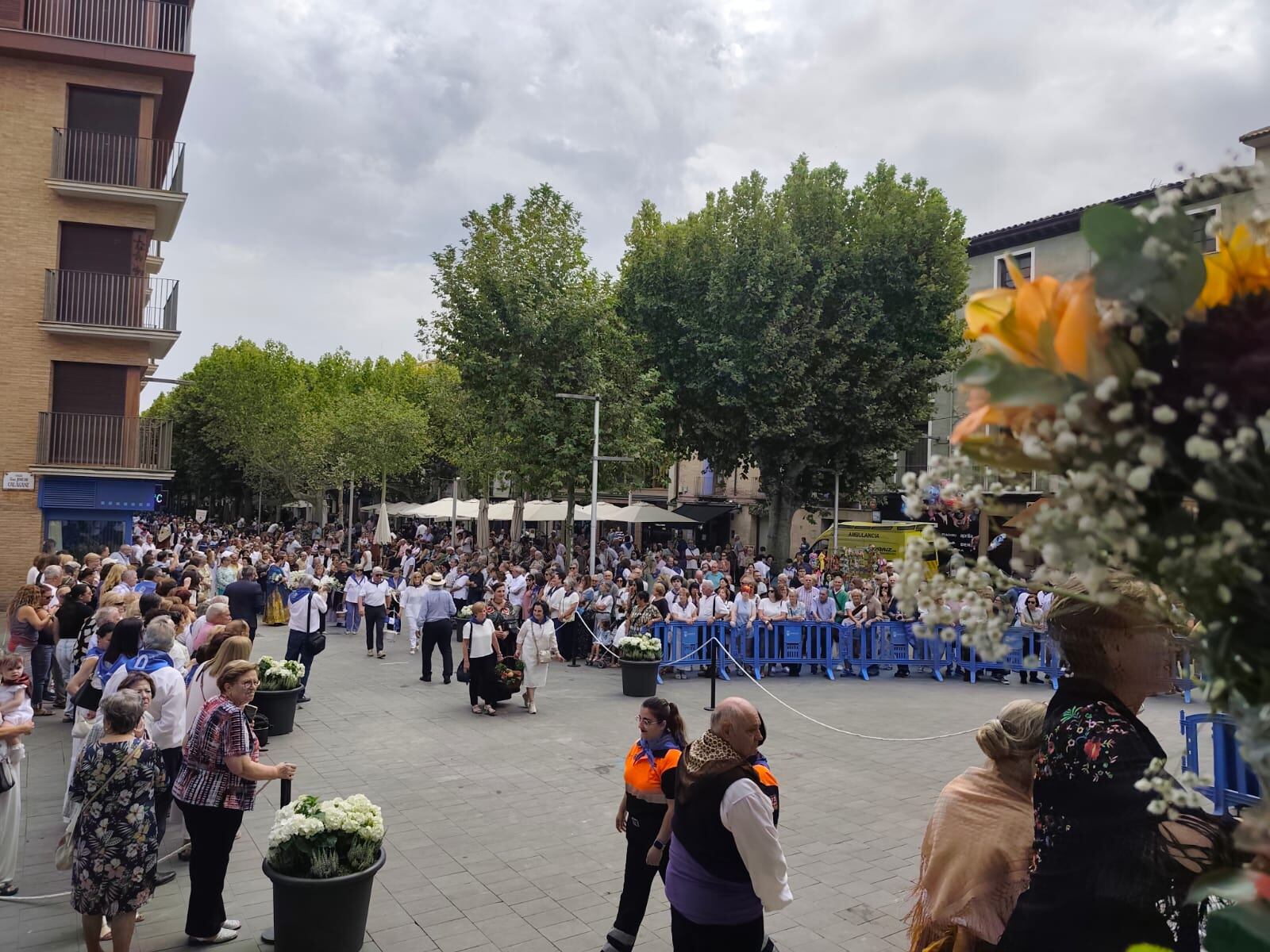 Ofrenda a la Virgen del Pueyo 2025.
