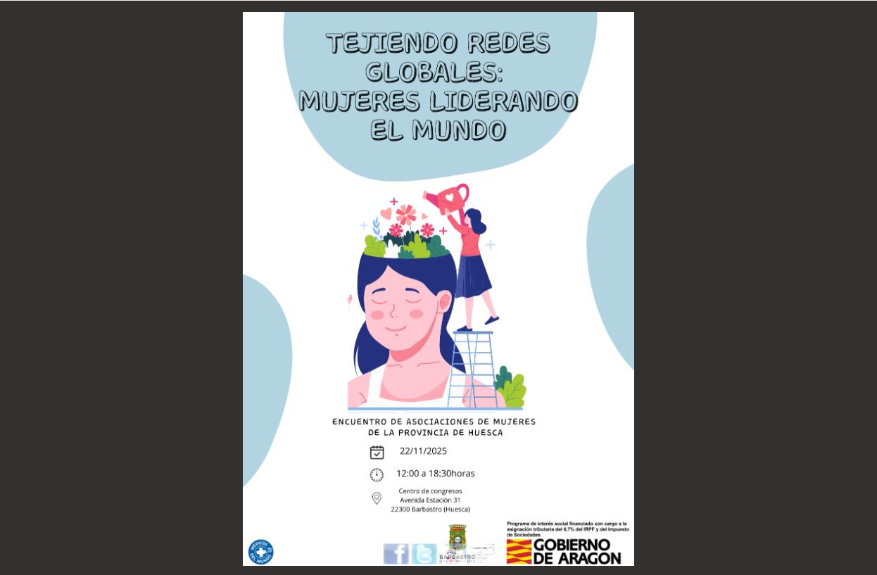 Barbastro acoge en su Centro de Congresos el Encuentro de Asociaciones de Mujeres de Huesca y Comarcas.